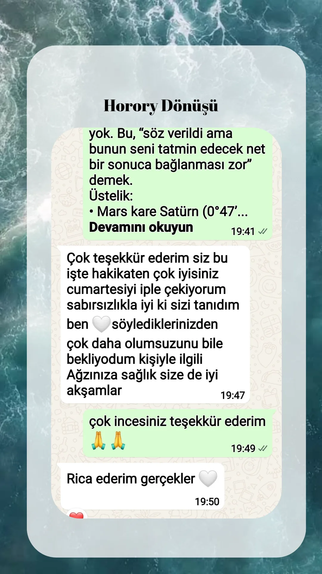 Danışan Dönüşü