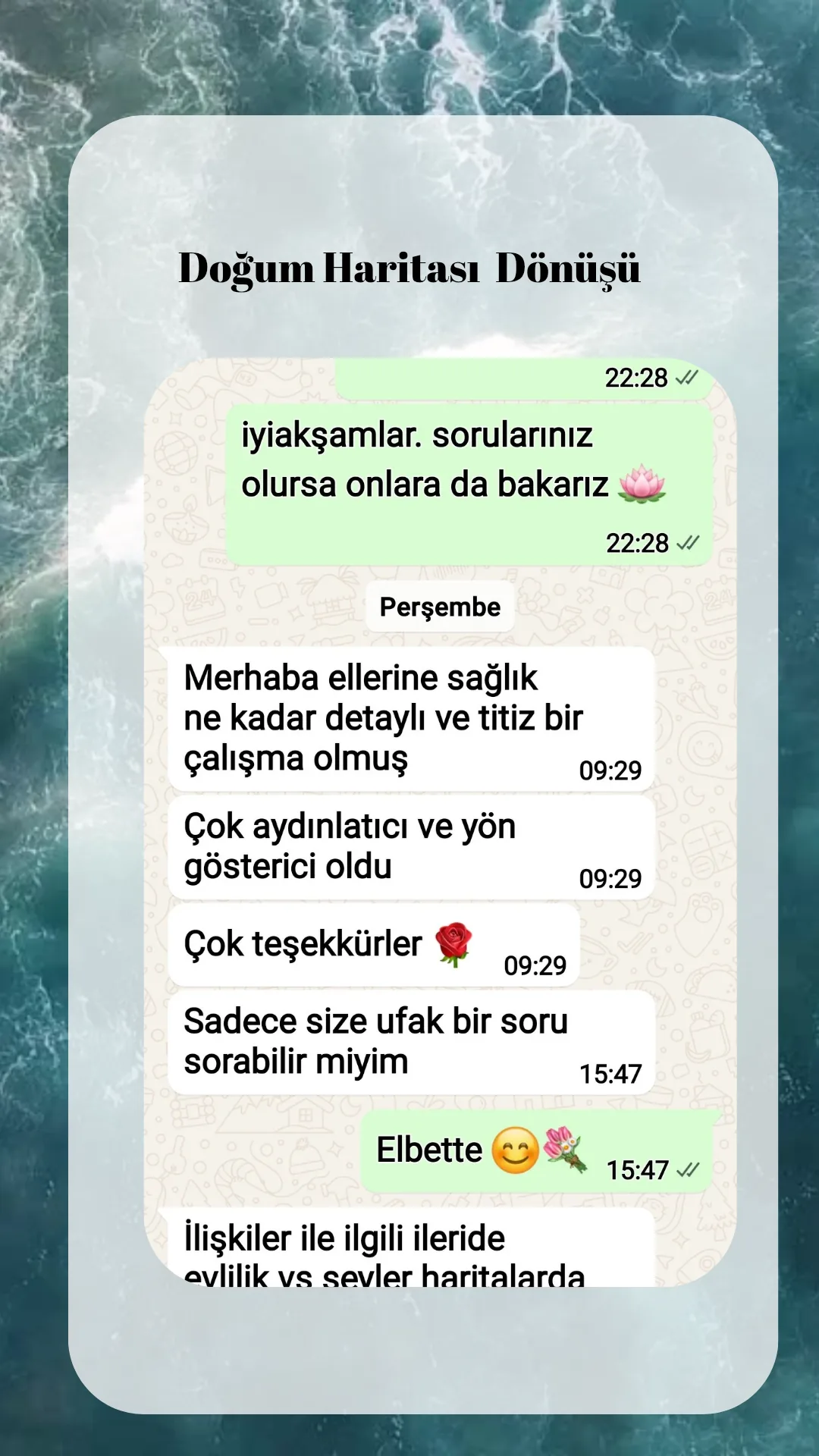 Danışan Dönüşü
